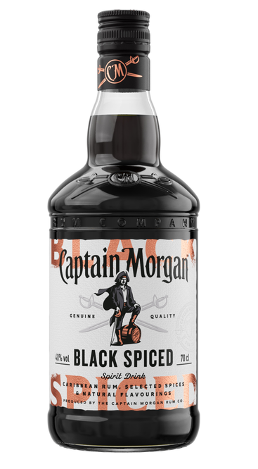 Напій алк. на основі рому Captain Morgan Black Spiced 40% 0.7 л